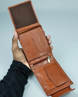 Derby - Men’s Original Leather Wallet (Cognac)