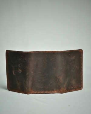 Detroit - Men’s Original Leather [Smart Card Pop UP] Wallet (Rugged Brown)