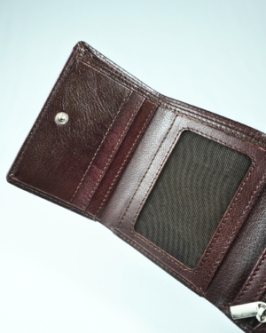 Dublin - Men’s Original Leather Trifold Wallet (Cherry)