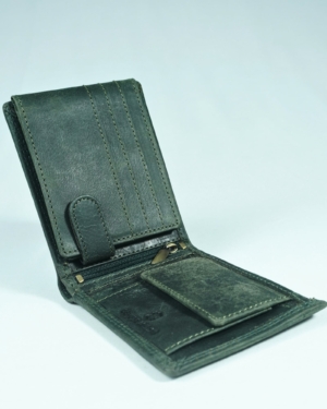 Harvard Men’s Original Soft Leather Wallet (Rugged Pine)