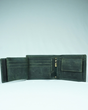 Harvard Men’s Original Soft Leather Wallet (Rugged Pine)