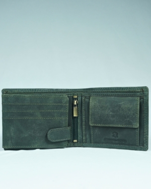 Harvard Men’s Original Soft Leather Wallet (Rugged Pine)