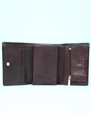 Detroit - Men’s Original Leather [Smart Card Pop UP] Wallet (Cherry)