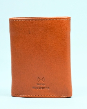 Detroit - Men’s Original Leather [Smart Card Pop UP] Wallet (Cognac)