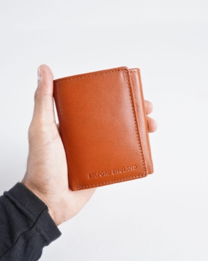 Dublin - Men’s Original Leather Trifold Wallet (Cognac)
