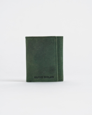 Dublin - Men’s Original Leather Trifold Wallet (Rugged Green)