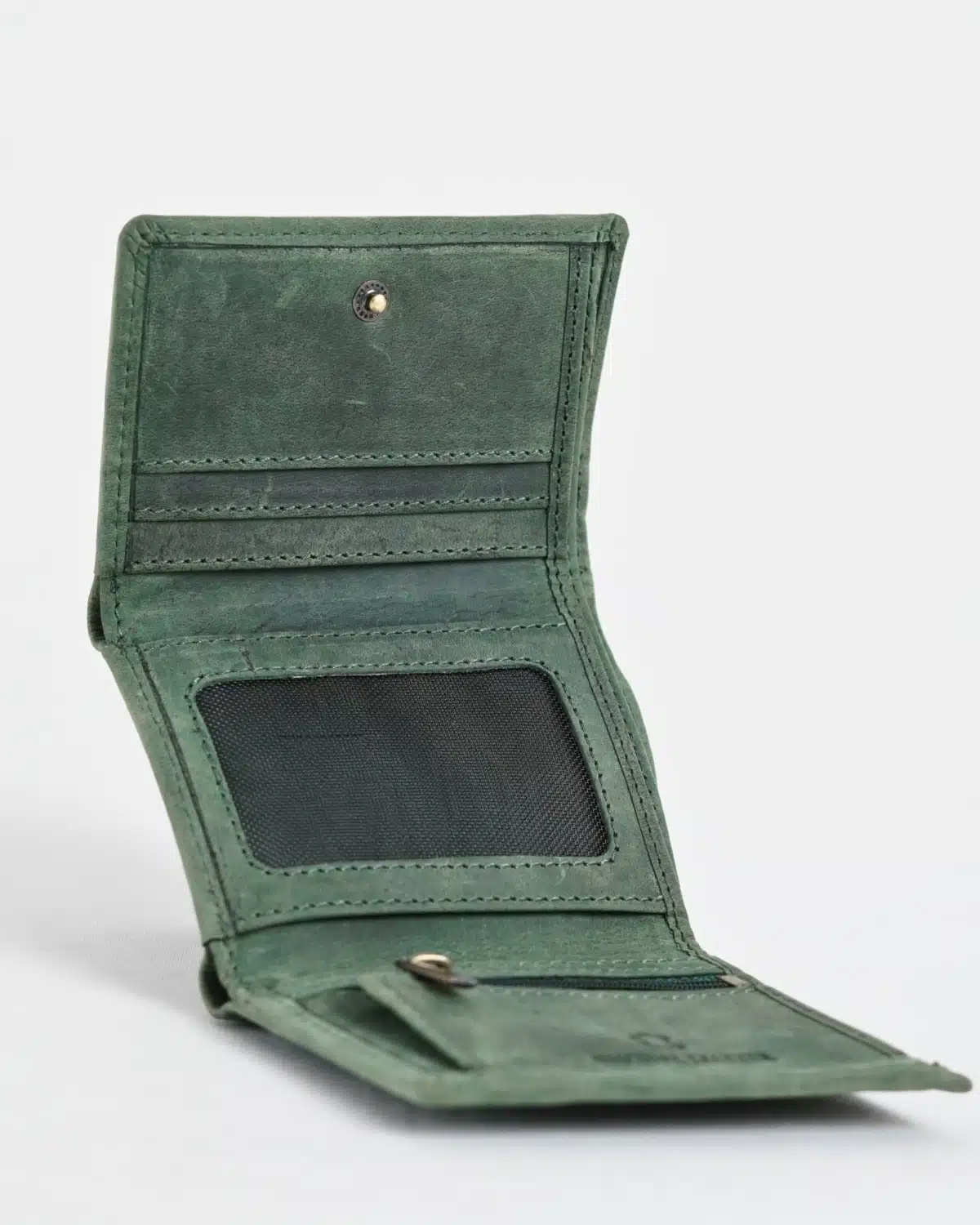 Dublin - Men’s Original Leather Trifold Wallet (Rugged Green) Dublin - Men’s Original Leather Trifold Wallet (Rugged Green)