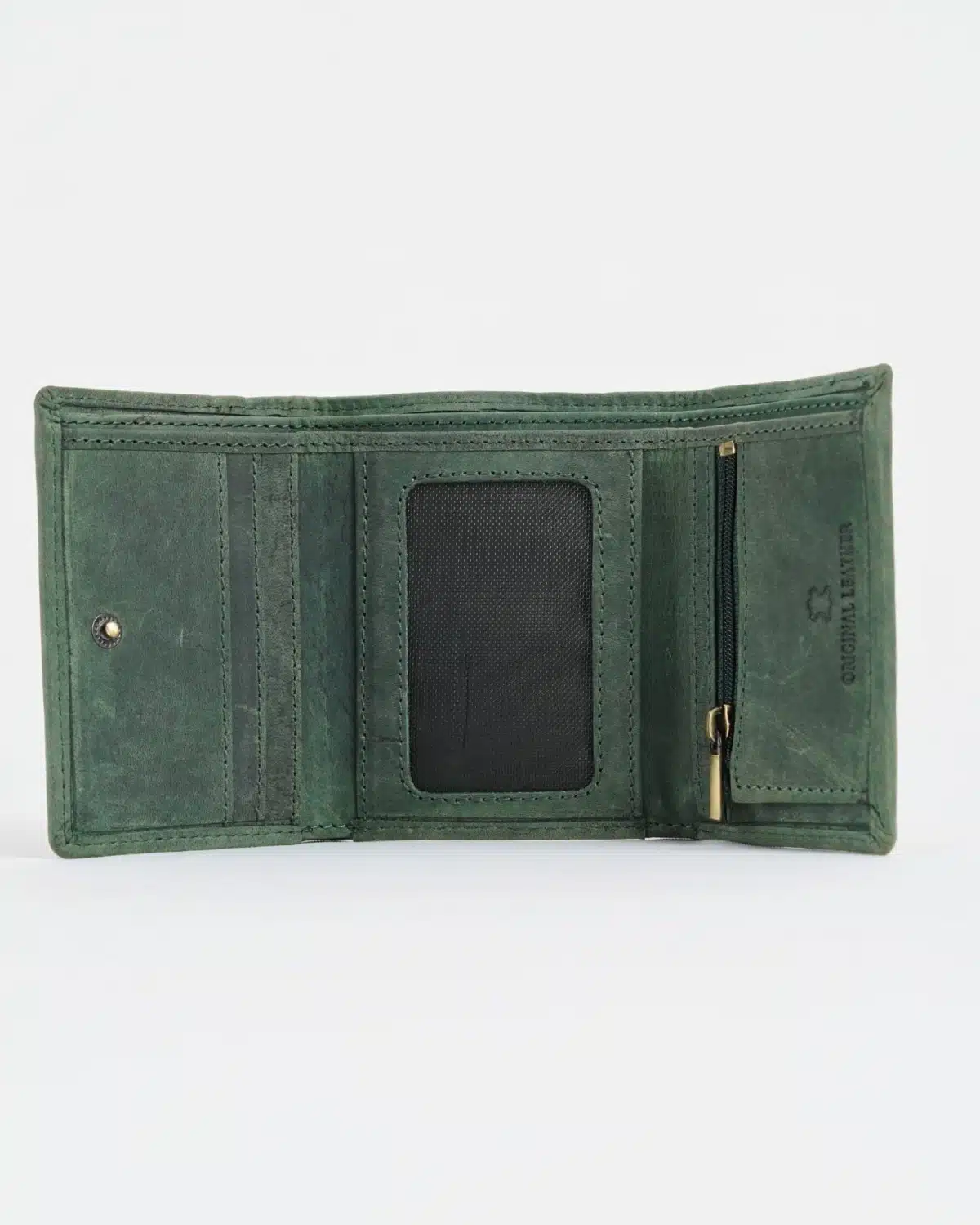 Dublin - Men’s Original Leather Trifold Wallet (Rugged Green) Dublin - Men’s Original Leather Trifold Wallet (Rugged Green)