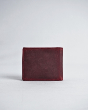 Harvard Men’s Original Soft Leather Wallet (Rugged Cherry)