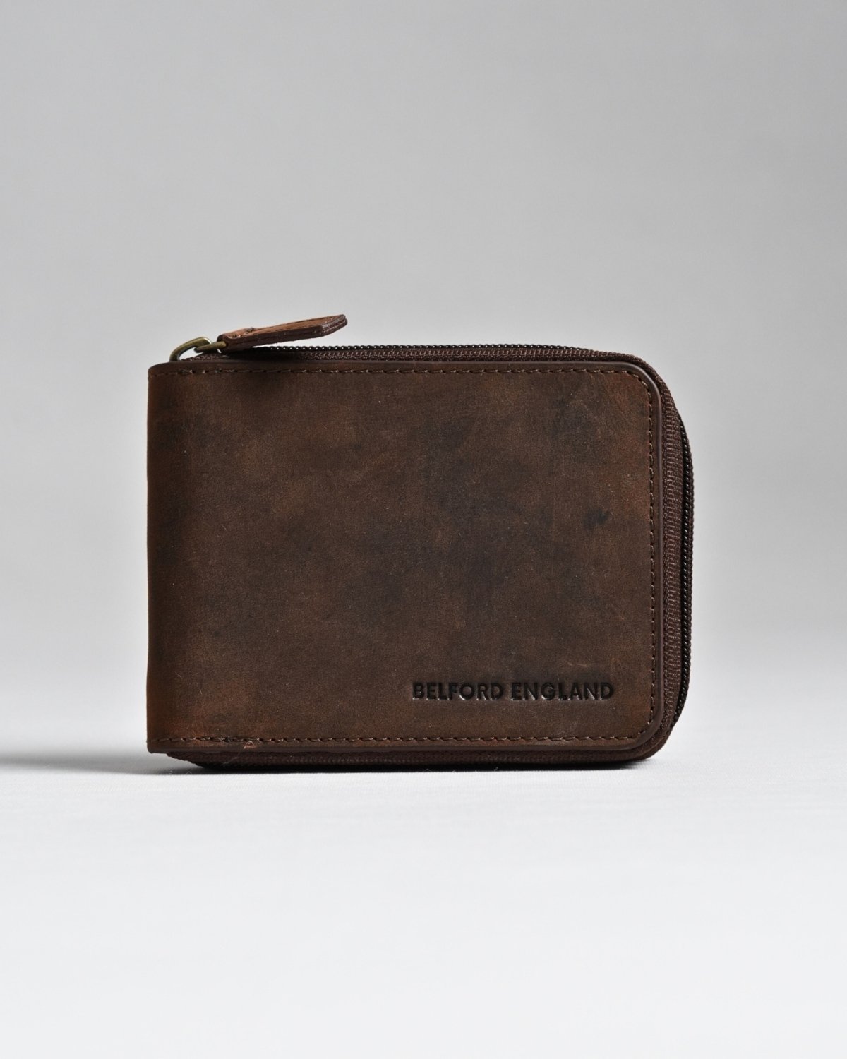 Tokyo Men’s Original Leather Wallet - (Rugged Series) - brown - Color: Brown