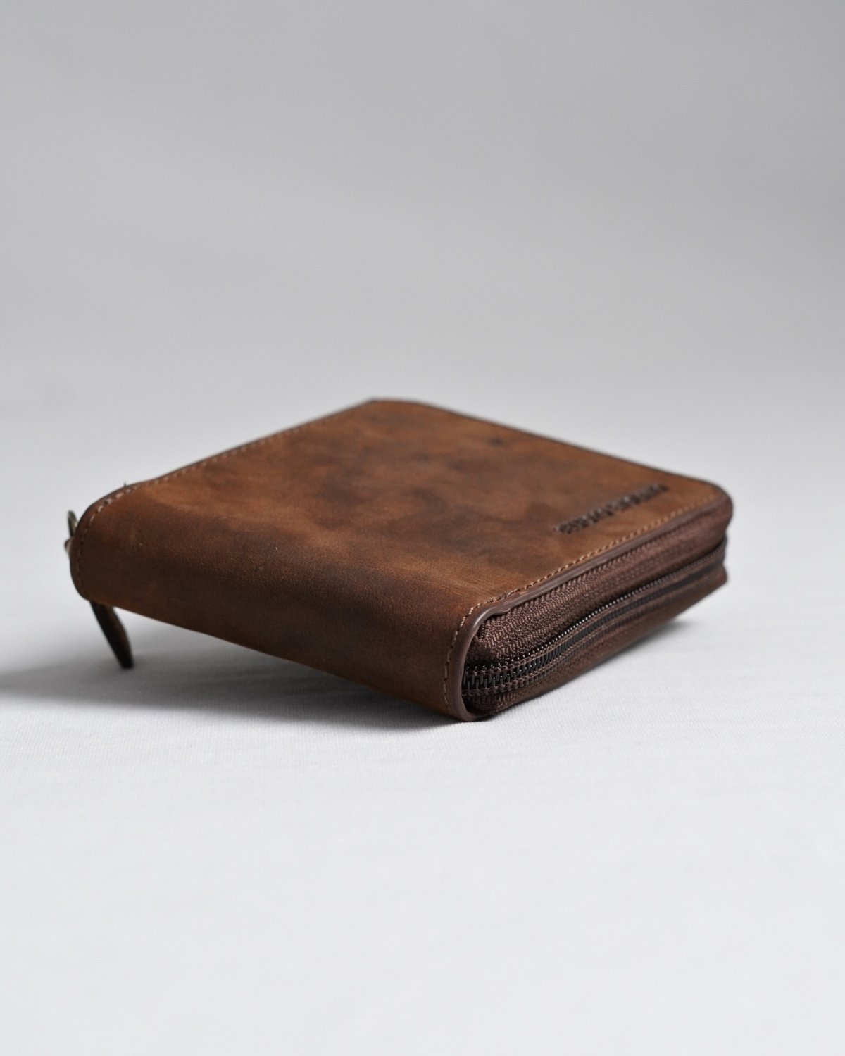 Tokyo Men’s Original Leather Wallet - (Rugged Series) - brown - Color: Brown