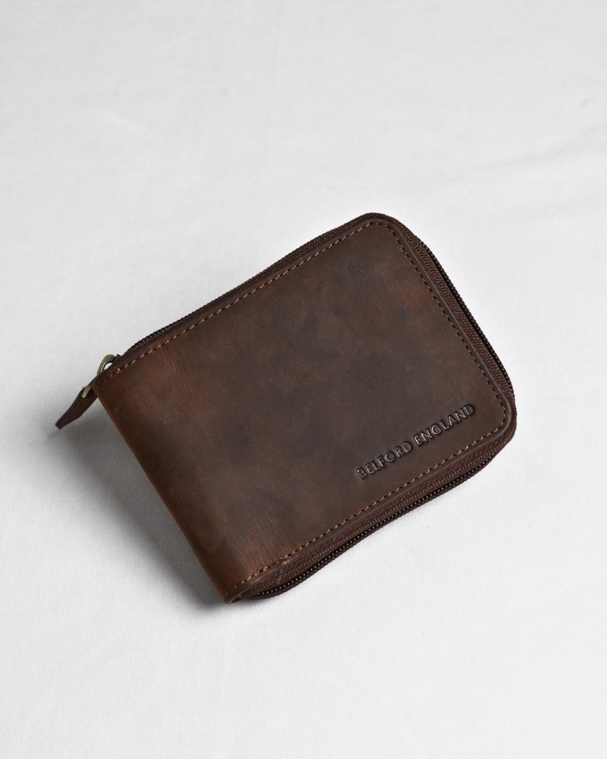 Tokyo Men’s Original Leather Wallet - (Rugged Series) - brown - Color: Brown