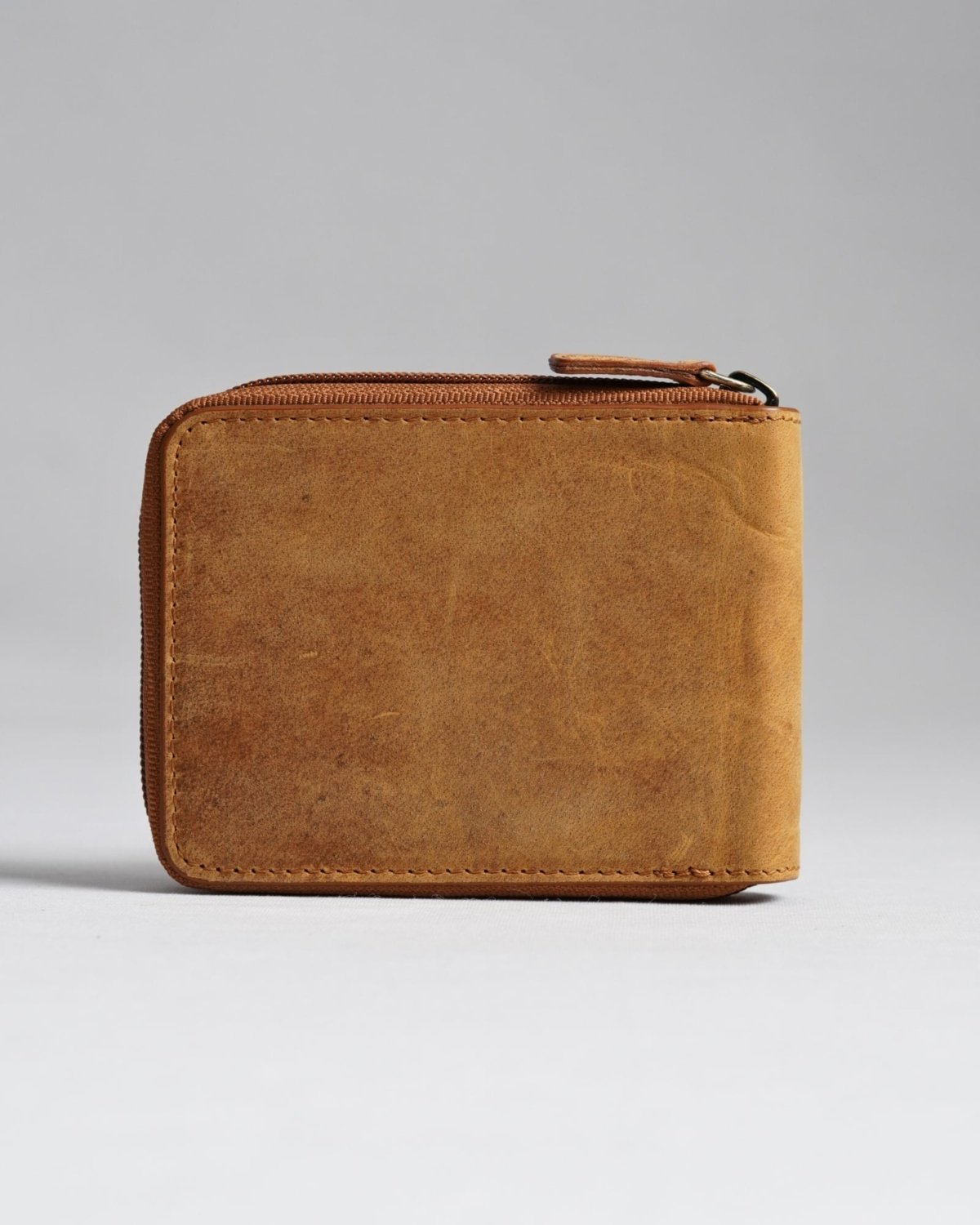 Tokyo Men’s Original Leather Wallet - (Rugged Series) - tan - Color: Tan