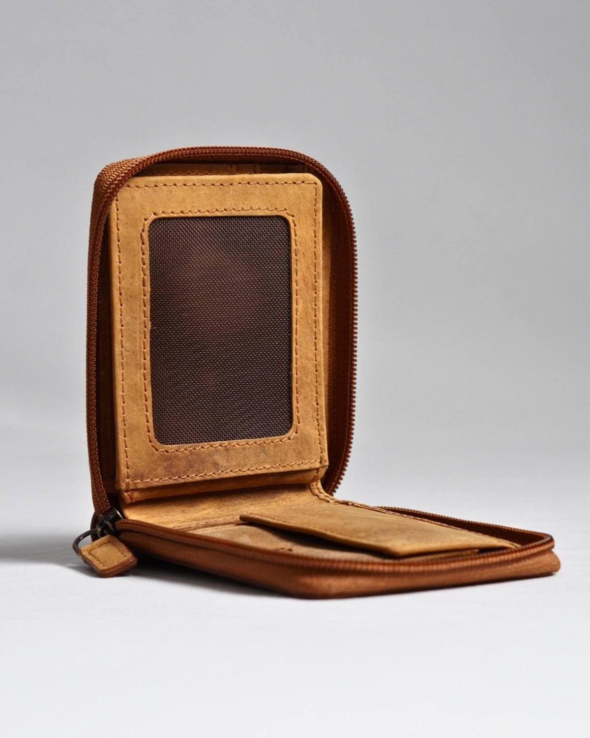 Tokyo Men’s Original Leather Wallet - (Rugged Series) - tan - Color: Tan