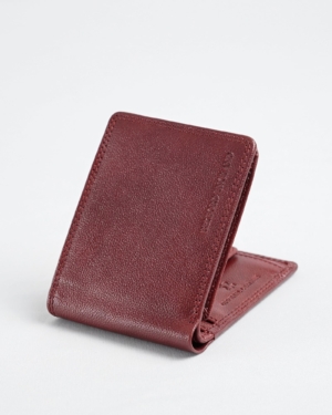 Cambridge Men’s Original Leather Wallet (Brown & Cherry Blend)