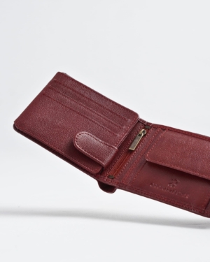 Cambridge Men’s Original Leather Wallet (Brown & Cherry Blend)