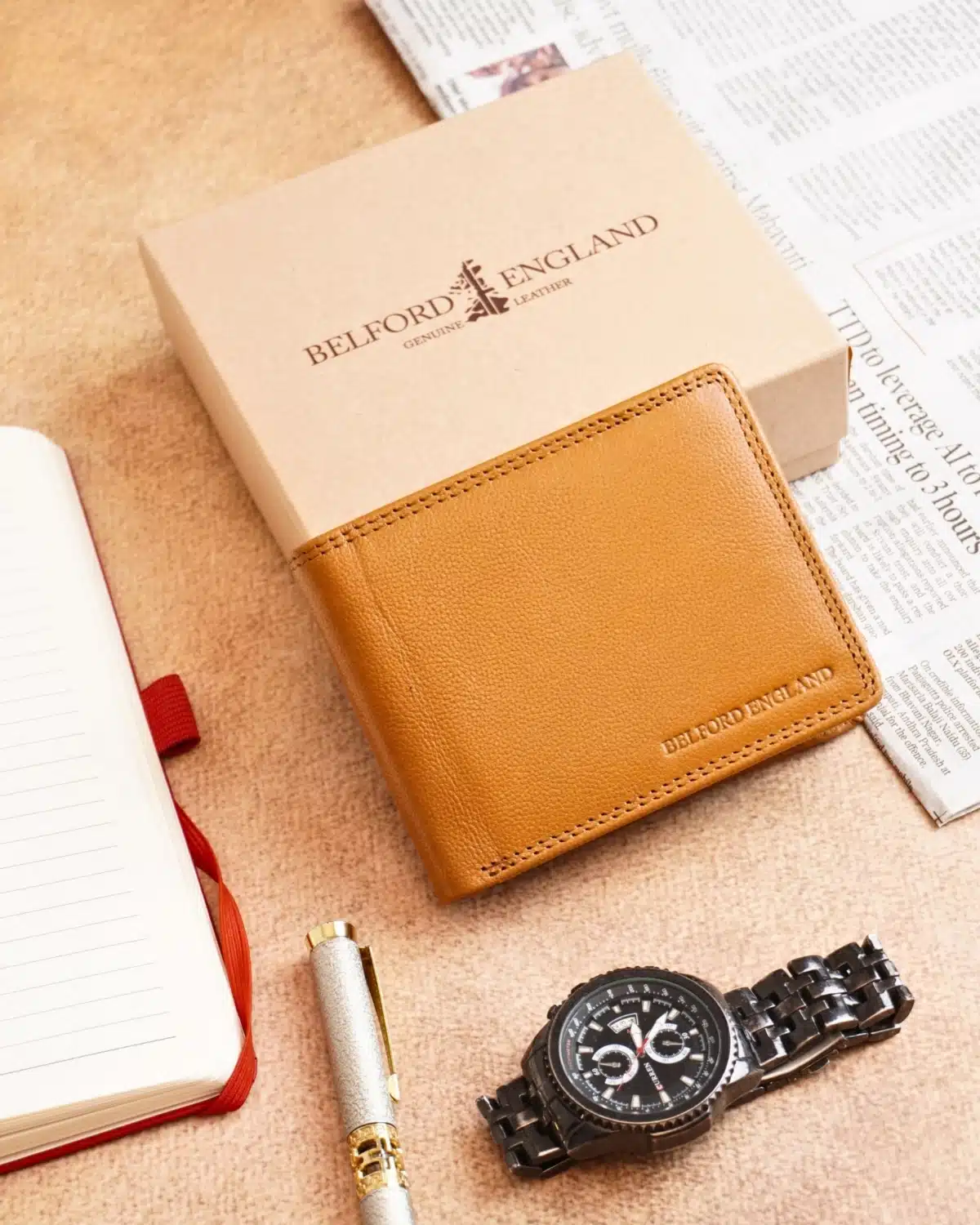 Personalized Leather Wallet , Belt & Card Holder - Premium Gift for B'day & Anniversary Personalized Leather Wallet , Belt & Card Holder - Premium Gift for B'day & Anniversary