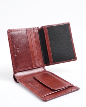 Tanner Men’s Original Leather Wallet (Brown & Cherry Blend)