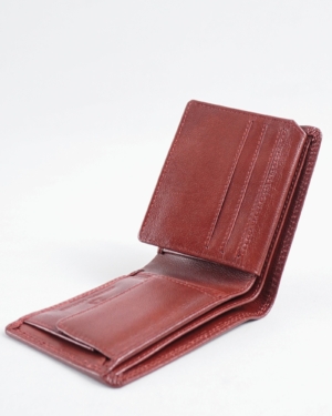 Tanner Men’s Original Leather Wallet (Brown & Cherry Blend)