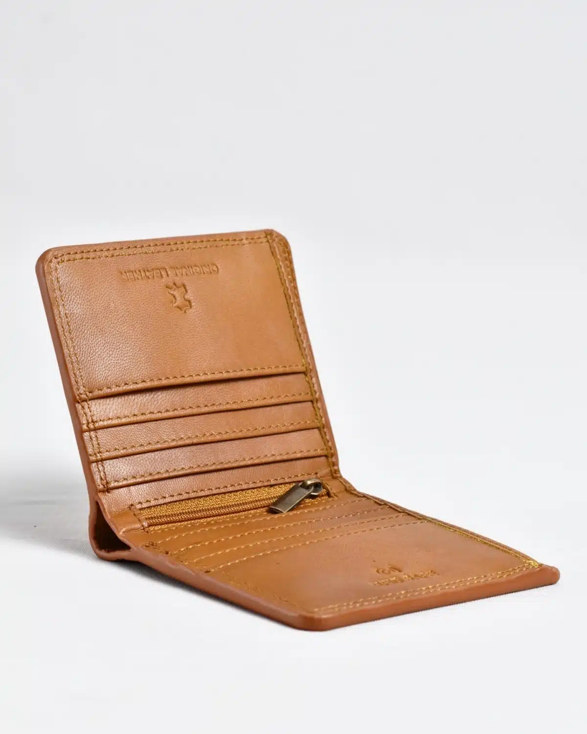 Aubrey - Men’s Original Leather Wallet (Almond Brown) Aubrey - Men’s Original Leather Wallet (Almond Brown)