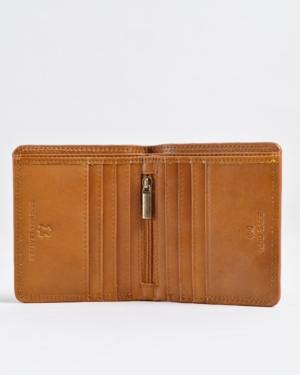 Aubrey - Men’s Original Leather Wallet (Almond Brown)
