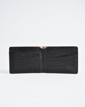 Berlin - Men’s Original Leather Wallet (Croco Black)