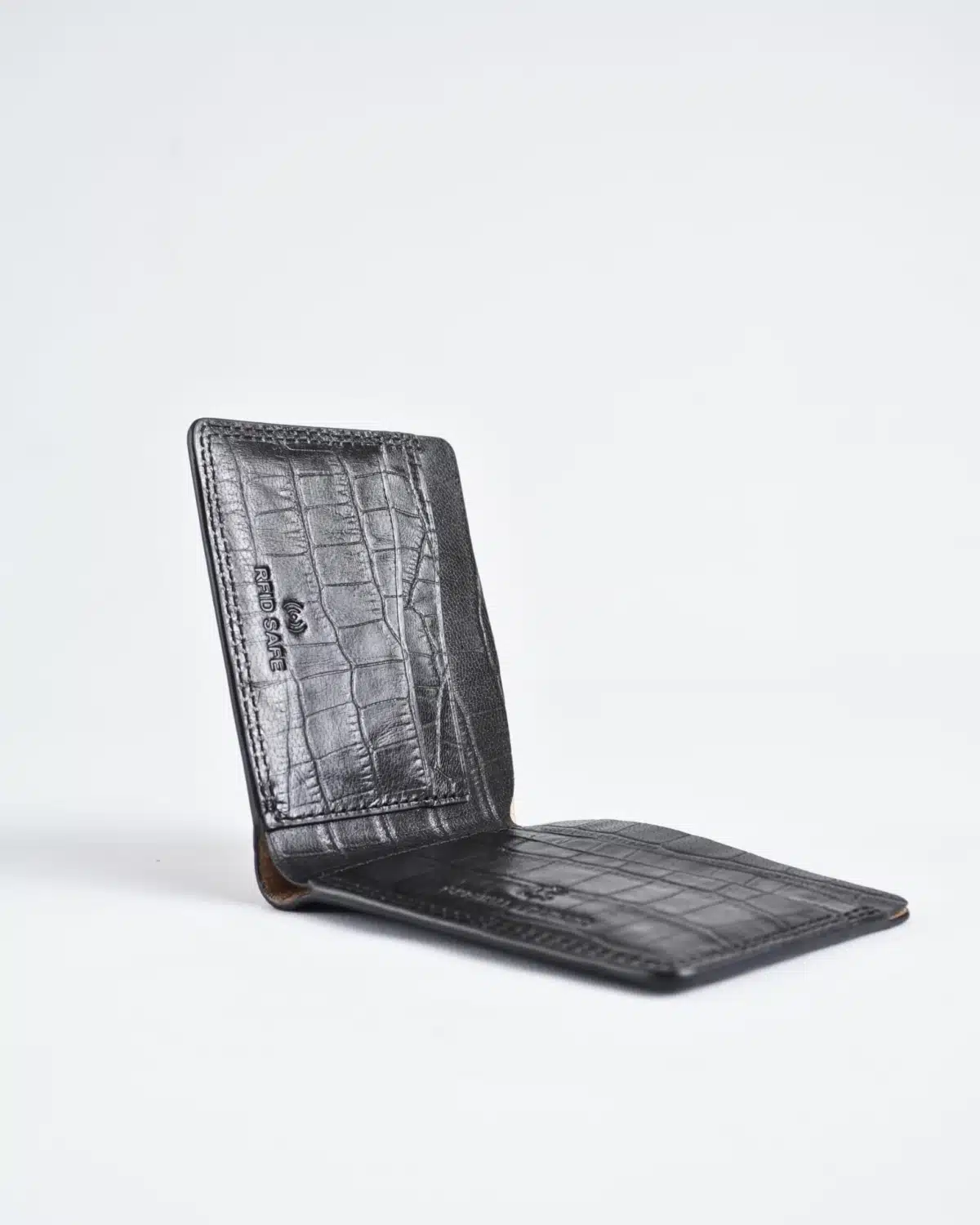 Berlin - Men’s Original Leather Wallet (Croco Black) Berlin - Men’s Original Leather Wallet (Croco Black)