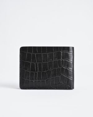 Berlin - Men’s Original Leather Wallet (Croco Black)