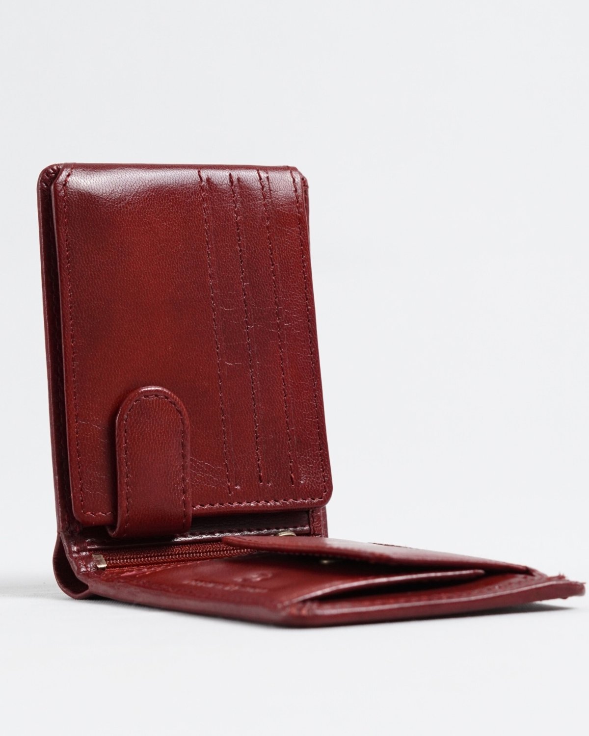 Cambridge (Limited Edition) Men’s Original Leather Wallet - cherry-blend - Color: Cherry-blend