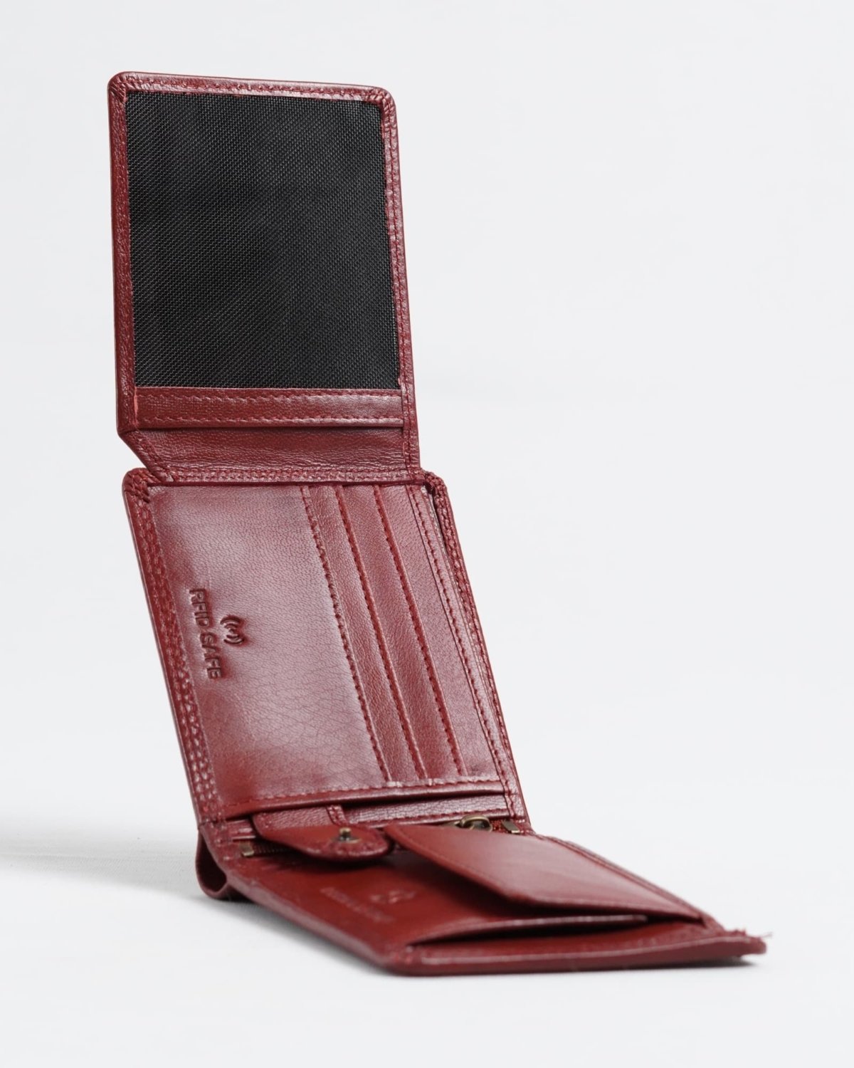 Cambridge (Limited Edition) Men’s Original Leather Wallet - cherry-blend - Color: Cherry-blend