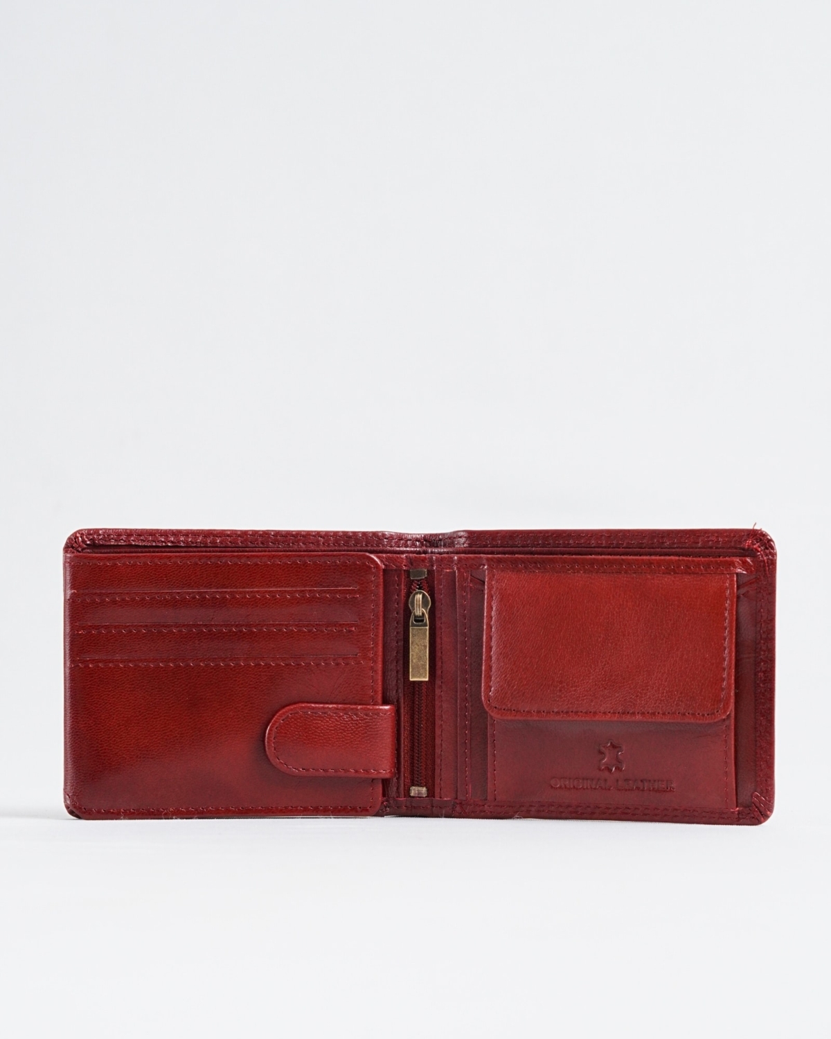 Cambridge Men’s Original Leather Wallet (Luxury Brown & Cherry Blend) Cambridge Men’s Original Leather Wallet (Luxury Brown & Cherry Blend)