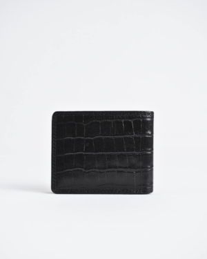 Conway - Men’s Original Leather Wallet (Croco Black)