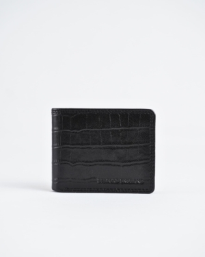 Conway - Men’s Original Leather Wallet (Croco Black)