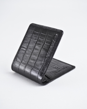 Conway - Men’s Original Leather Wallet (Croco Black)