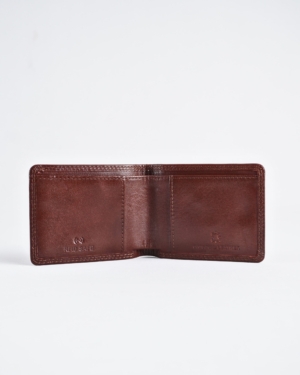 Conway - Sleek Men’s Original Leather Sleek Wallet (Rich Brown)