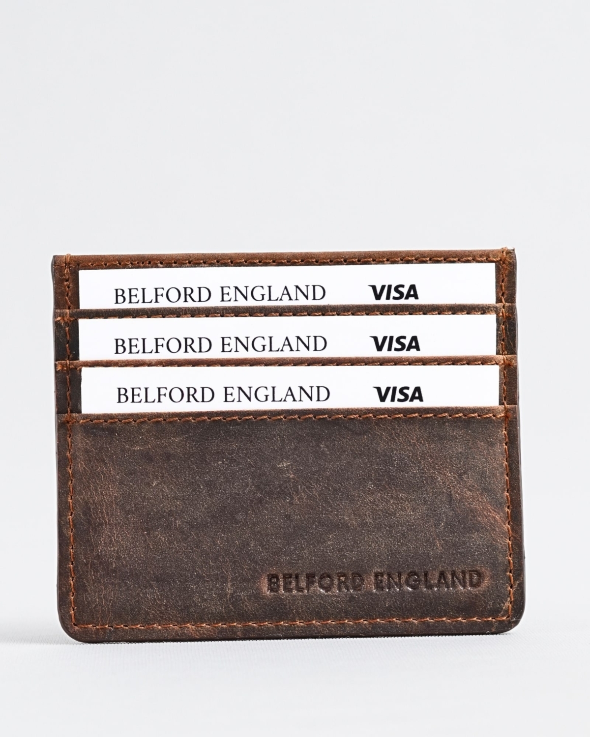 Darwin- Men’s Original Leather Card Holder (Rugged Brown) Darwin- Men’s Original Leather Card Holder (Rugged Brown)