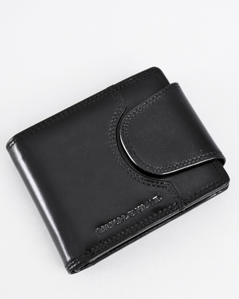Derby - Men’s Original Leather Wallet (Jet Black)