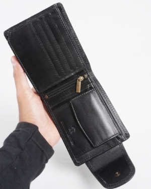 Derby - Men’s Original Leather Wallet (Jet Black)