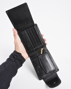 Derby - Men’s Original Leather Wallet (Jet Black)