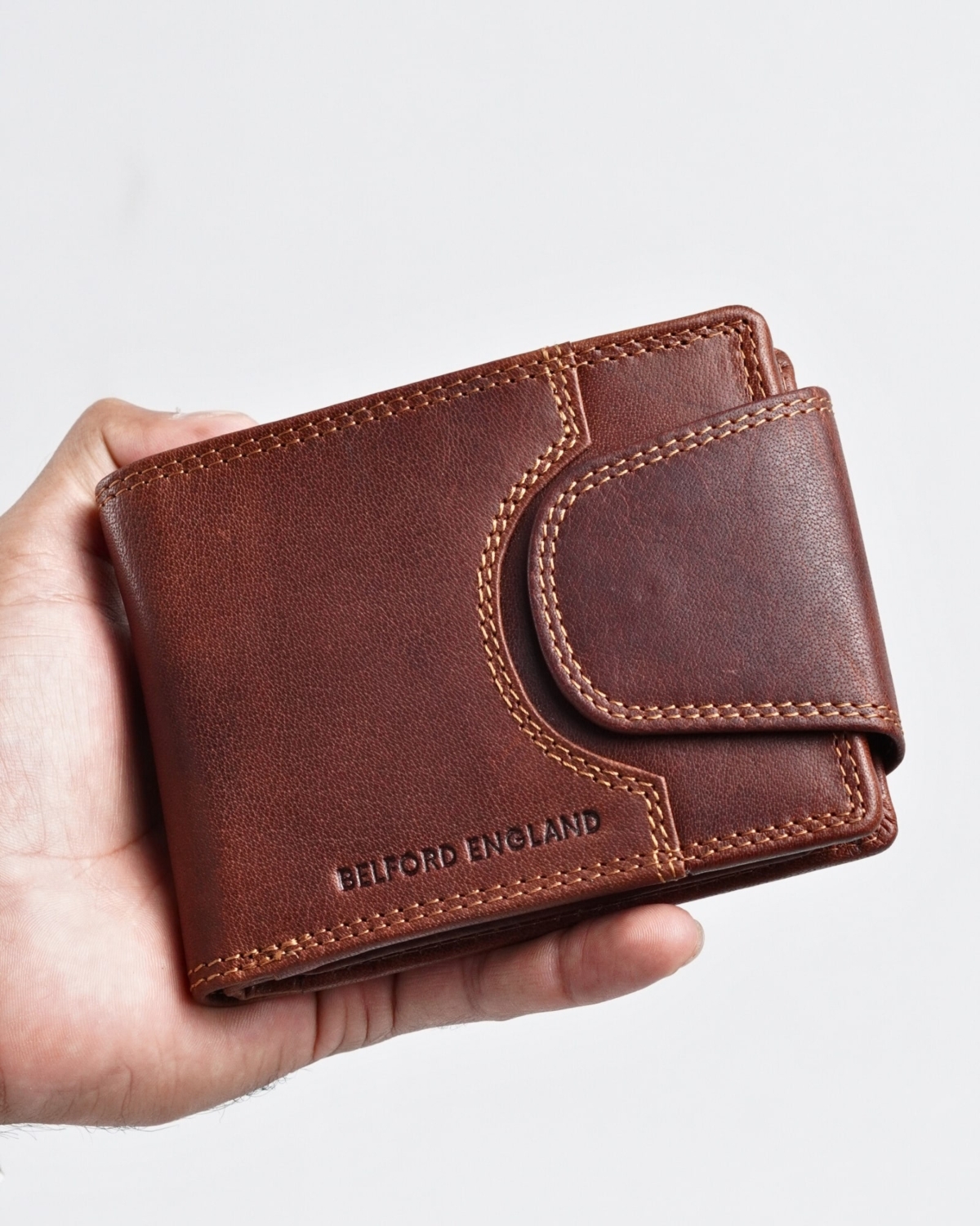 Derby - Men’s Original Leather Wallet (Vintage Brown) Derby - Men’s Original Leather Wallet (Vintage Brown)