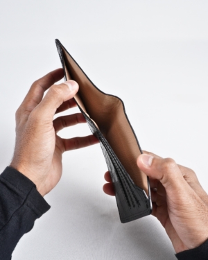 Heritage - Men’s Original Leather Wallet (Croco Black)