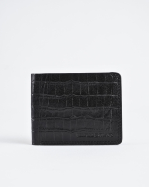 Heritage - Men’s Original Leather Wallet (Croco Black)