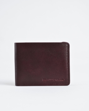 Heritage - Men’s Original Sleek Leather Wallet (Cherry)
