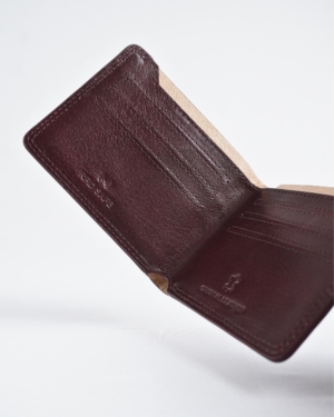 Heritage - Men’s Original Sleek Leather Wallet (Cherry)