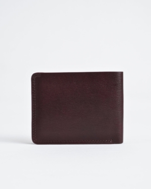 Heritage - Men’s Original Sleek Leather Wallet (Cherry)