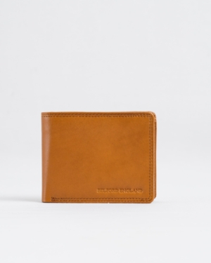 Hudson Men’s Original Leather Wallet (Almond Brown)