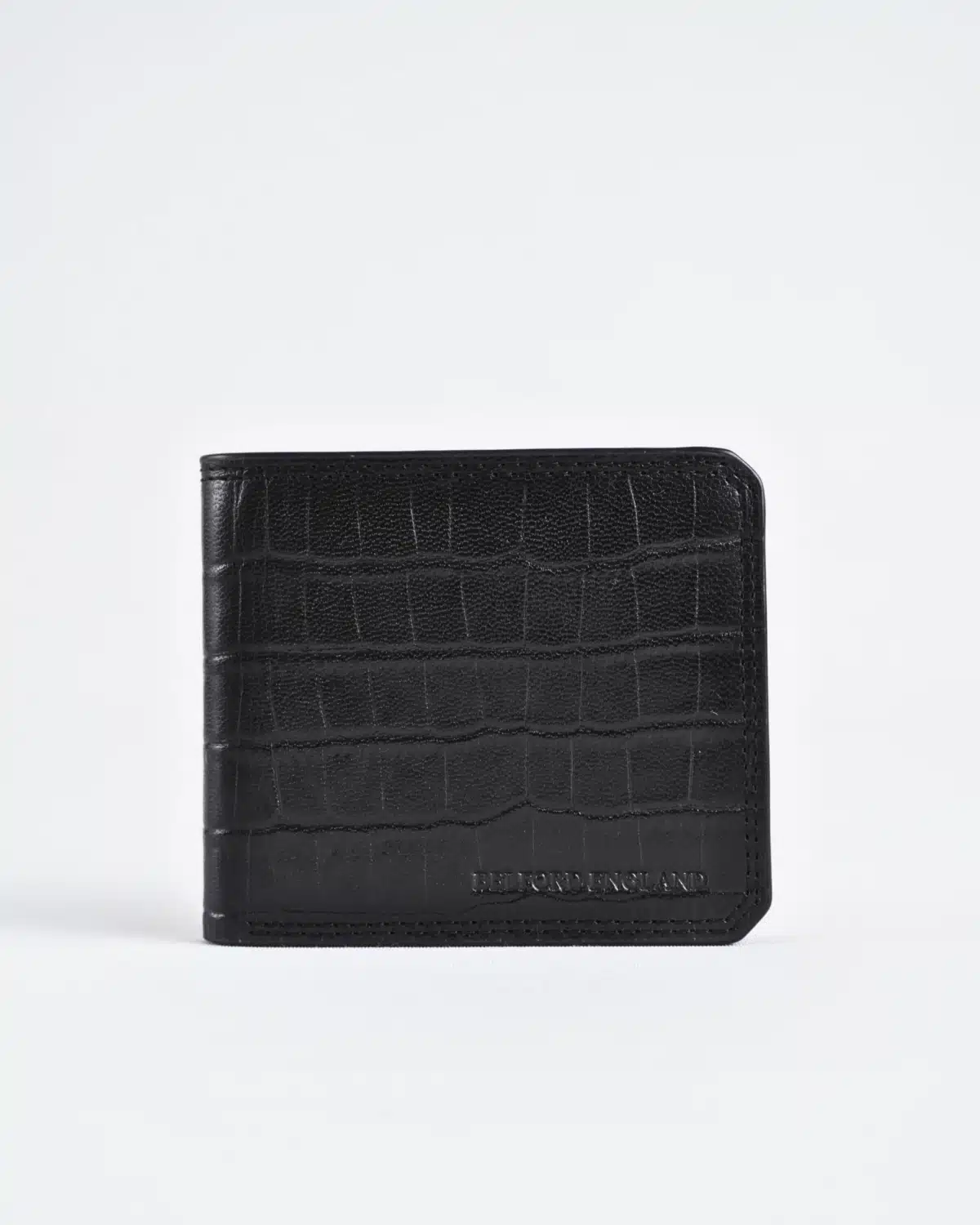Liverpool - Sleek Men’s Original Leather Wallet (Croco Black) Liverpool - Sleek Men’s Original Leather Wallet (Croco Black)