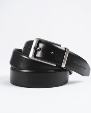 Mexico - Men's Original Leather Belt Reversible (Classic Black & Brown) - 28-44 - Fits Waist Size: 28-44
