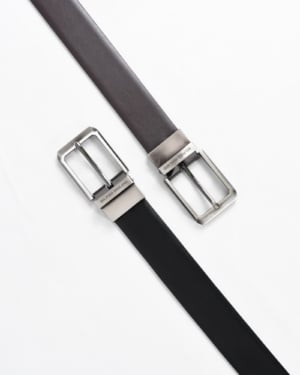 Mexico - Men's Original Leather Belt Reversible (Classic Black & Brown) - 28-44 - Fits Waist Size: 28-44