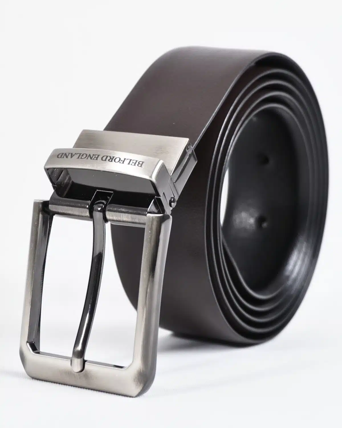 Mexico - Men's Original Leather Belt Reversible (Classic Black & Brown) Mexico - Men's Original Leather Belt Reversible (Classic Black & Brown)